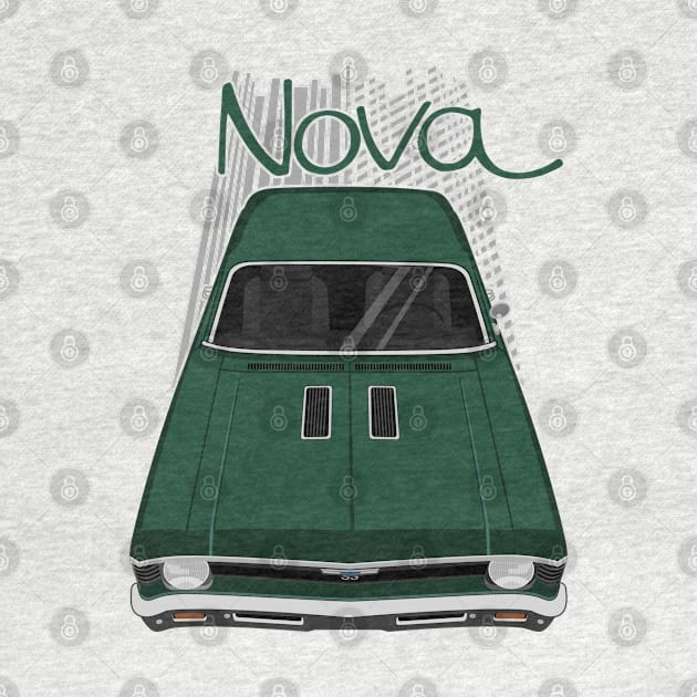 Chevrolet Nova 1969 - 1972 - dark green by V8social